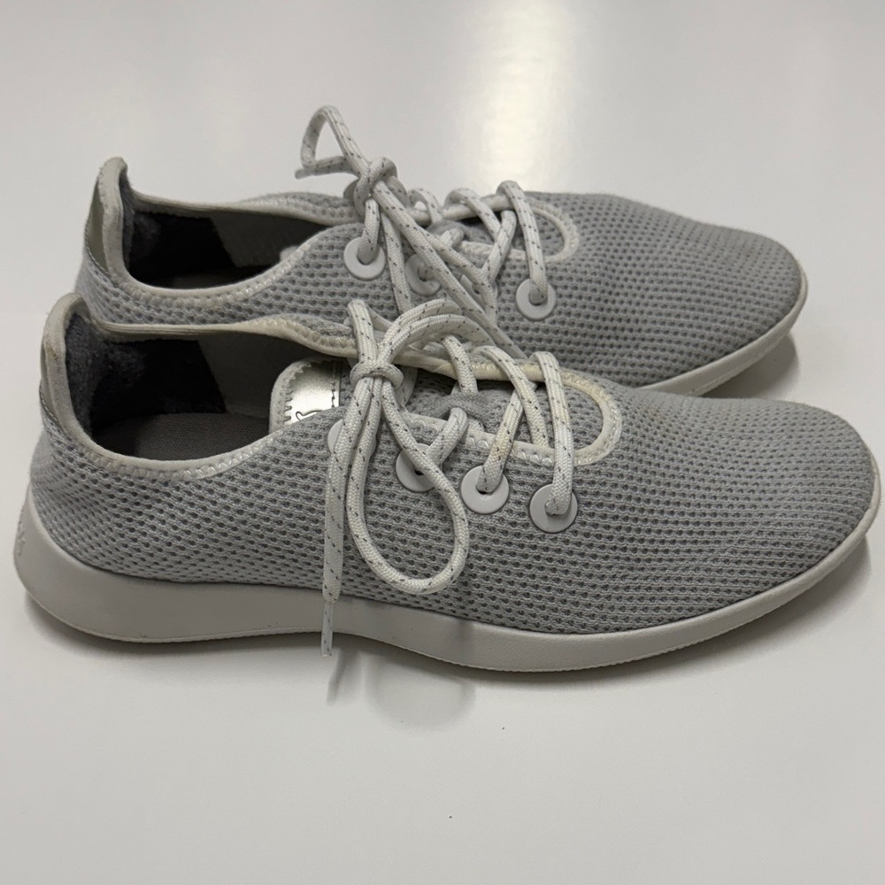 Allbirds Tree Runners Women’s Size 10 Light Gray Lightweight Running Shoes (43)